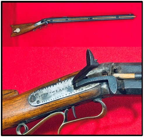 Circa 1870 Over & Under Percussion Shotgun / Rifle (1 of 10)