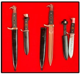 Lot 2 Fake Nazi Edged Weapons (1 of 8)