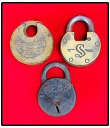 Lot 3 Antique Locks (1 of 6)