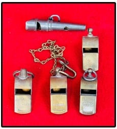Lot Military / Police Whistles (1 of 6)