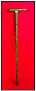 Shell Art Walking Stick / Cane (1 of 3)