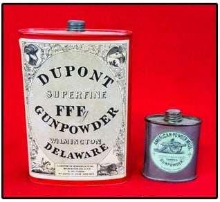 Lot 2 Powder Tins American Powder Mills & Dupont (1 of 3)