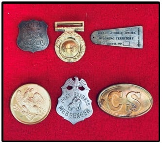 Lot 6 Replica Military Items Belt Plates, Badges Etc (1 of 10)