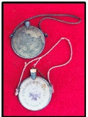 Lot 2 Civil War G.A.R. Commemorative Flasks (1 of 3)