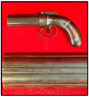 Allen & Thurber Ribbed Pepperbox Pistol (1 of 12)