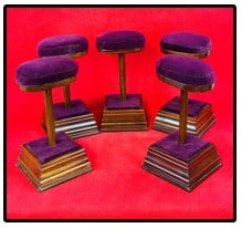 Lot 6 Hat / Kepi Collector Display Stands (1 of 3)