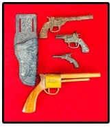 Lot Gettysburg Souvenir Pistol & 3 Cap Guns Etc (1 of 5)