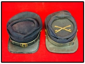 Lot 2 Vintage Reenactor CW Era Kepi (1 of 5)