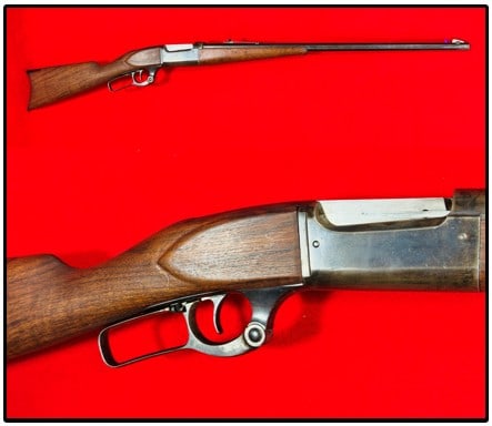 Savage Model 1899B In Cal .303 Savage: Savage Model 1899B rifle in .303 Savage caliber with a 25" octagon barrel and which is serial number 23460. Rifle functions mechanically as it should and would rate as being in very good condition.