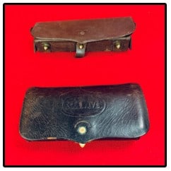 Lot 2 Cartridge Boxes R.I.M. Hagner & 1870 King's Patent (1 of 7)