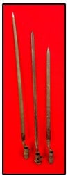 Lot 3 19th C Bayonets w Retaining Rings (1 of 3)