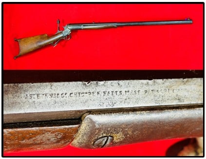 J. Stevens .32 Caliber Tip Up Schuetzen Rifle (1 of 14)