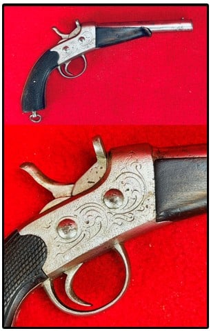 Belgium Rolling Block Large Pistol (1 of 10)