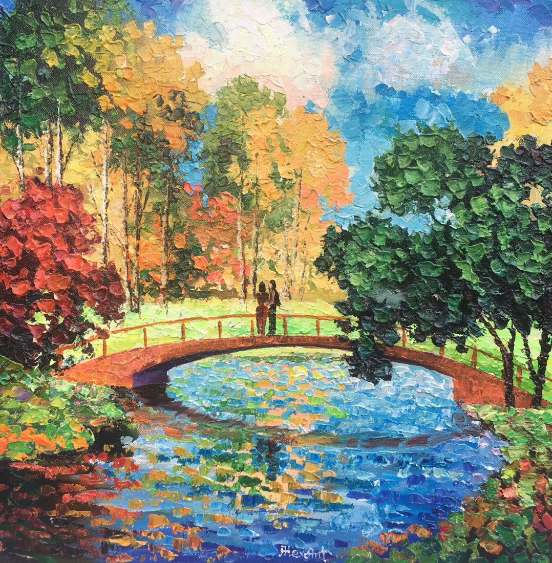 Alexander Antanenka "Just Us" ORIGINAL OIL (1 of 4)