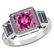 Certified 215 CTW Genuine Pink Tourmaline And Diamond 1