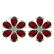 Certified 3.07 Ctw Garnet And Diamond I1/I2 14K Yellow