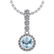 Certified 1.76 Ctw Aquamarine And Diamond VS/SI1 14K Wh
