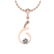 Certified 0.26 Ctw Diamond VS/SI1 Charm Pendant Necklac