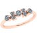 Certified 0.44 Ctw Diamond VS/SI1 Engagement Ring 14K G