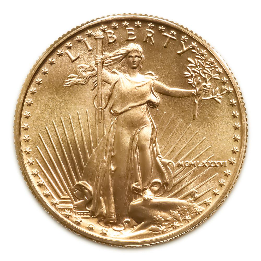 1986 American Gold Eagle 1/10 oz Uncirculated: 1986 American Gold Eagle 1/10 oz Uncirculated **|**|** 1986 American Gold Eagle 1/10 oz Uncirculated #TSD63003