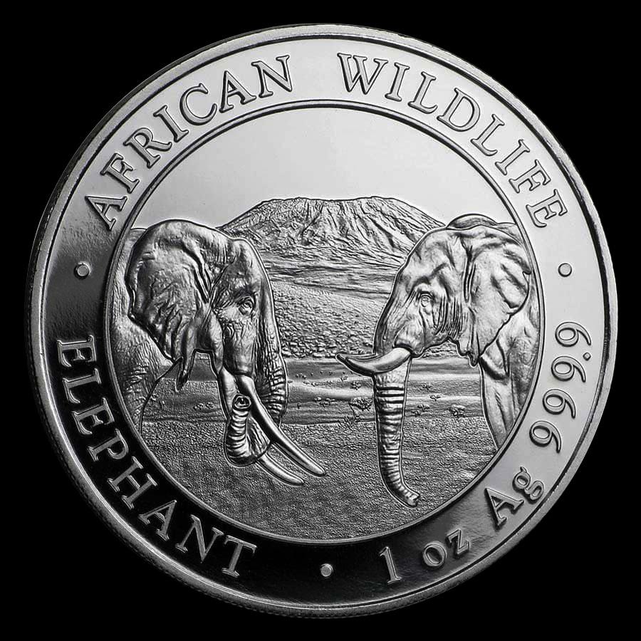 Somalia 1 oz Silver Elephant 2020: Somalia 1 oz Silver Elephant 2020 **|**|** Somalia 1 oz Silver Elephant 2020 #TSD85486