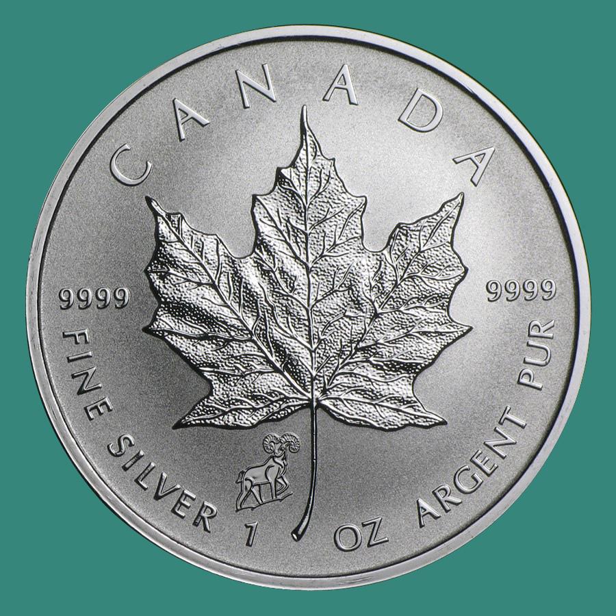 2015 Canada 1 oz Silver Maple Leaf Lunar Sheep Privy: 2015 Canada 1 oz Silver Maple Leaf Lunar Sheep Privy -- 2015 Canada 1 oz Silver Maple Leaf Lunar Sheep Privy #TSD37773