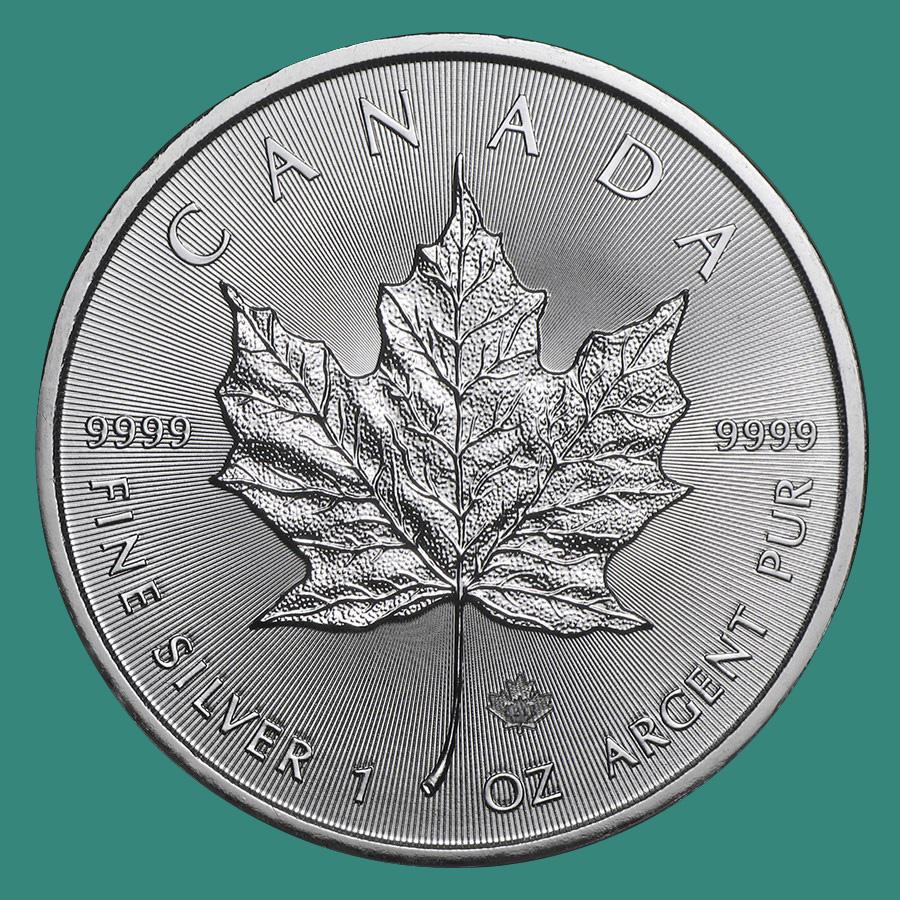 2021 Canada 1 oz Silver Maple Leaf BU: 2021 Canada 1 oz Silver Maple Leaf BU -- 2021 Canada 1 oz Silver Maple Leaf BU #TSD37756