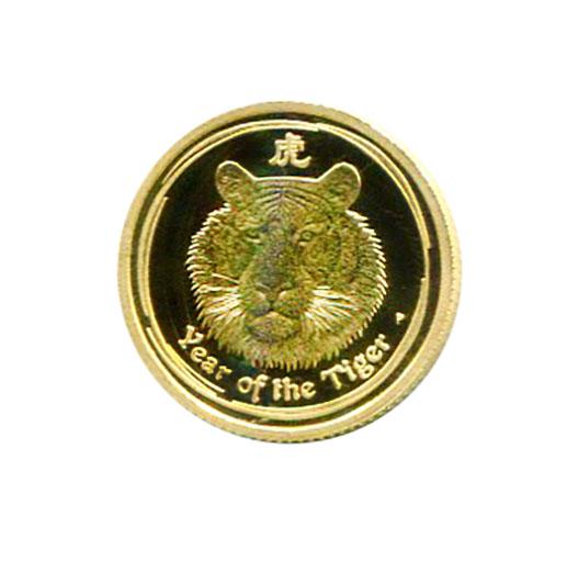 Australian Perth Mint Series II Lunar Gold Tenth Ounce: Australian Perth Mint Series II Lunar Gold Tenth Ounce 2010 Tiger Proof -- Australian Perth Mint Series II Lunar Gold Tenth Ounce 2010 Tiger Proof #TSD76289v7