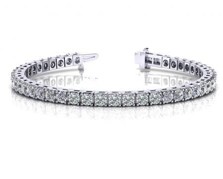 14KT WHITE GOLD 2 CTW G-H VS2/SI1 CLASSIC FOUR PRONG DI: 14KT WHITE GOLD 2 CTW G-H VS2/SI1 CLASSIC FOUR PRONG DIAMOND TENNIS BRACELET ALL DIAMOND ARE LAB GROWN DIAMOND ) -- 14KT WHITE GOLD 2 CTW G-H VS2/SI1 CLASSIC FOUR PRONG DIAMOND TENNIS BRACELET ALL DIA