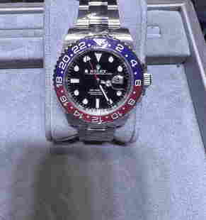 BRAND NEW 2022 GMT MASTER II "PEPSI" ROLEX COMES WITH B: BRAND NEW 2022 GMT MASTER II "PEPSI" ROLEX COMES WITH BOX AND PAPERS -- BRAND NEW 2022 GMT MASTER II "PEPSI" ROLEX COMES WITH BOX AND PAPERS #TSD90463v7