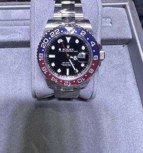 BRAND NEW 2022 GMT MASTER II "PEPSI" ROLEX COMES WITH B: BRAND NEW 2022 GMT MASTER II "PEPSI" ROLEX COMES WITH BOX AND PAPERS -- BRAND NEW 2022 GMT MASTER II "PEPSI" ROLEX COMES WITH BOX AND PAPERS #TSD90463v7