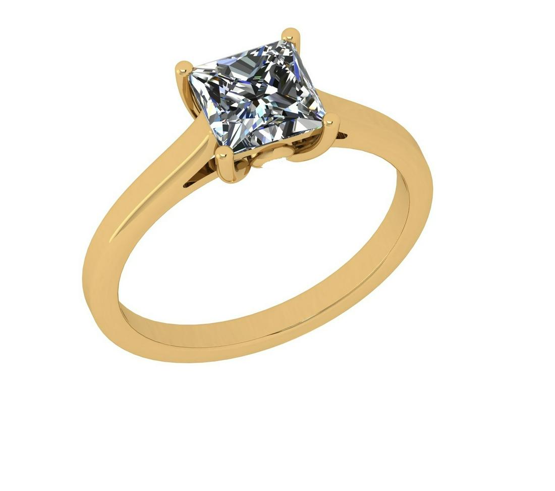 Certified 1.03 CTW (1 Pcs Princess LAB GROWN Certified: Certified 1.03 CTW (1 Pcs Princess LAB GROWN Certified DIAMOND ) Diamond Solitaire 14k Ring G/SI2 -- Certified 1.03 CTW (1 Pcs Princess LAB GROWN Certified DIAMOND ) Diamond Solitaire 14k Ring G/SI2 #