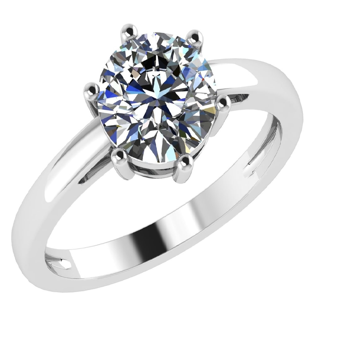 CERTIFIED 0.71 CTW E/VS1 ROUND (LAB GROWN Certified DIA: CERTIFIED 0.71 CTW E/VS1 ROUND (LAB GROWN Certified DIAMOND SOLITAIRE RING ) IN 14K YELLOW GOLD -- CERTIFIED 0.71 CTW E/VS1 ROUND (LAB GROWN Certified DIAMOND SOLITAIRE RING ) IN 14K YELLOW GOLD #TSD7