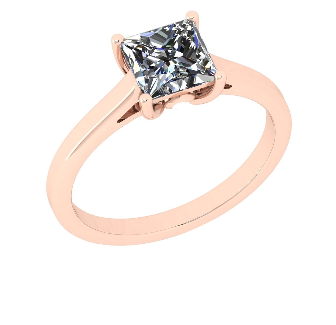 Certified 1.02 CTW (1 Pcs Princess LAB GROWN Certified: Certified 1.02 CTW (1 Pcs Princess LAB GROWN Certified DIAMOND ) Diamond Solitaire 14k Ring G/SI2 -- Certified 1.02 CTW (1 Pcs Princess LAB GROWN Certified DIAMOND ) Diamond Solitaire 14k Ring G/SI2 #