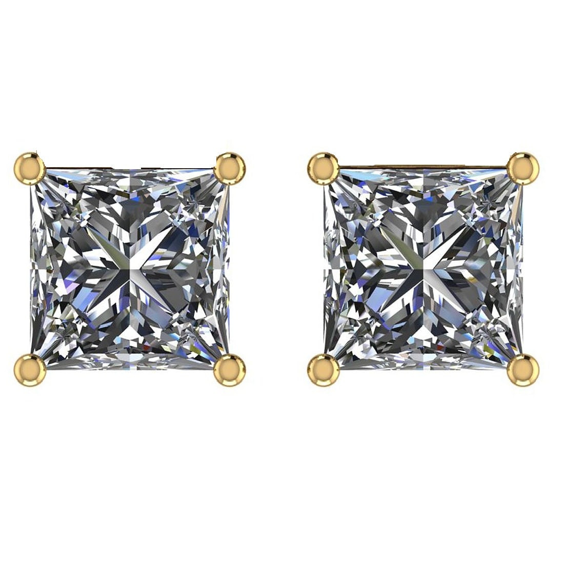 Certified 1.26 CTW Diamond (LAB GROWN Certified DIAMOND: Certified 1.26 CTW Diamond (LAB GROWN Certified DIAMOND Stud Earrings ) D/SI2 -- Certified 1.26 CTW Diamond (LAB GROWN Certified DIAMOND Stud Earrings ) D/SI2 #TSD71962v7