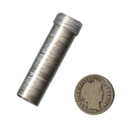 90% Silver Barber Dimes Roll G+ (50 pcs.): 90% Silver Barber Dimes Roll G+ (50 pcs.) -- 90% Silver Barber Dimes Roll G+ (50 pcs.) #TSD28185v8