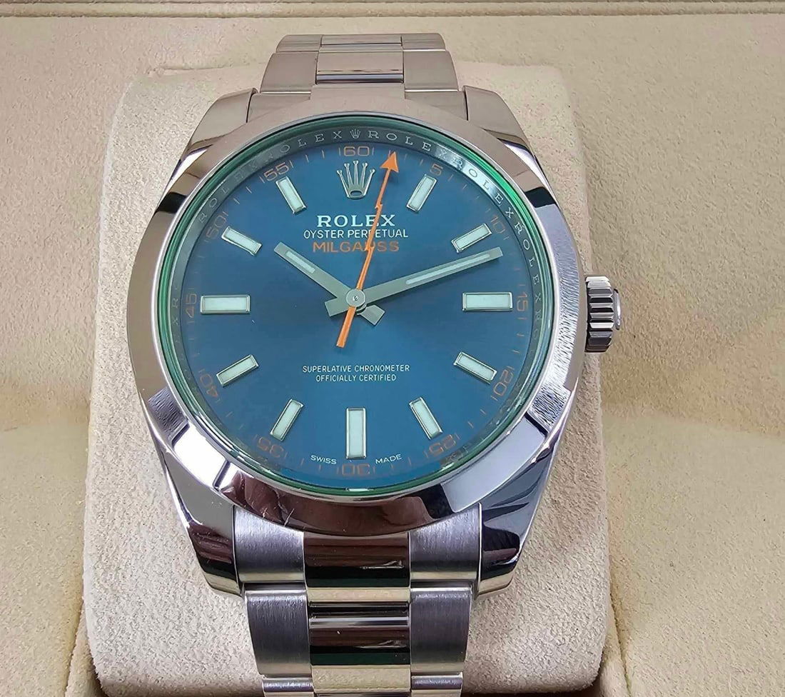 Rolex 116400gv Milgauss Comes with Box & Papers: Rolex 116400gv Milgauss Comes with Box & Papers -- Rolex 116400gv Milgauss Comes with Box & Papers #TSD19781v8
