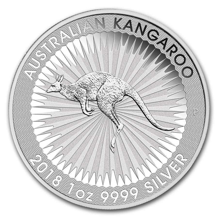 2018 Australia 1 oz Silver Kangaroo BU: 2018 Australia 1 oz Silver Kangaroo BU -- 2018 Australia 1 oz Silver Kangaroo BU #TSD28994v8