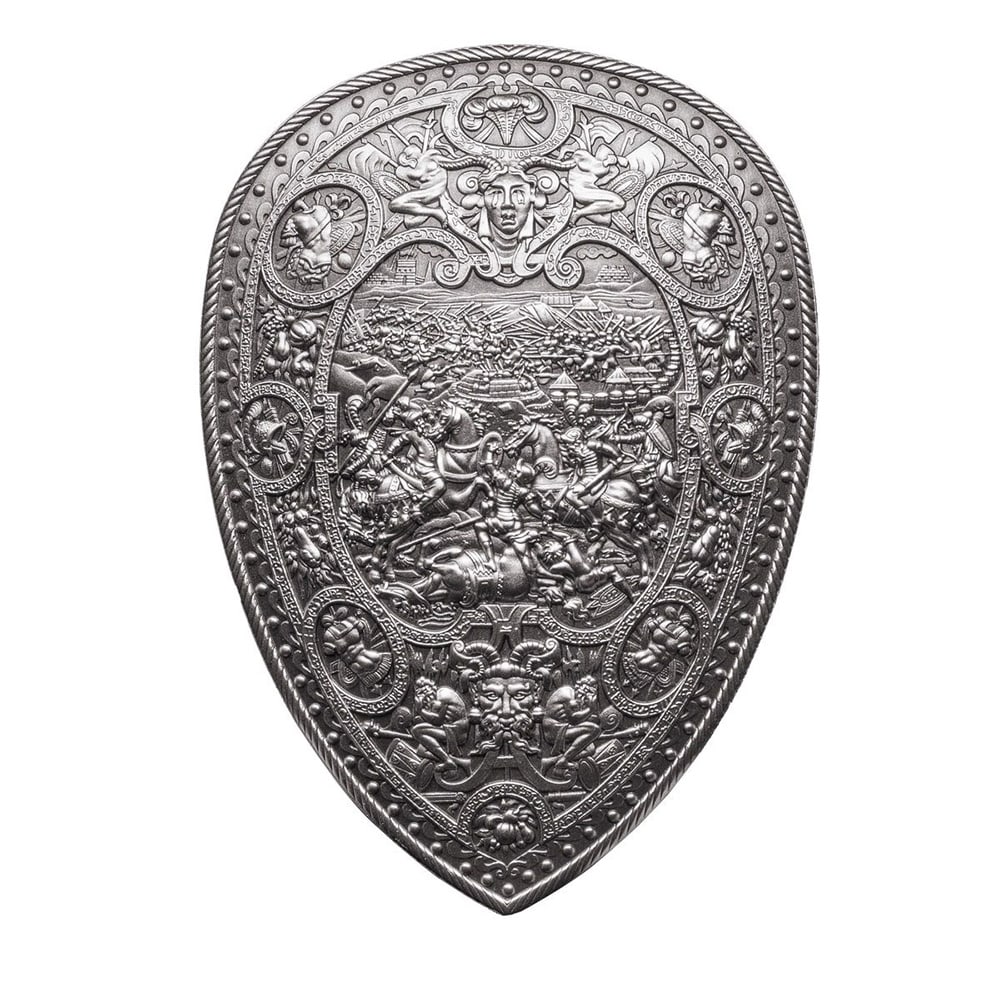 2022 South Korea 2oz Silver Henry II Shield Stacker: 2022 South Korea 2oz Silver Henry II Shield Stacker -- 2022 South Korea 2oz Silver Henry II Shield Stacker #TSD29009v8