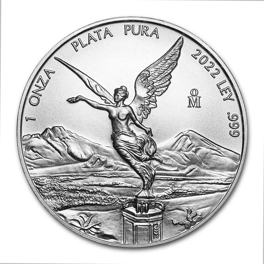 2022 1oz Mexican Silver Libertad Uncirculated: 2022 1oz Mexican Silver Libertad Uncirculated -- 2022 1oz Mexican Silver Libertad Uncirculated #TSD28639v8