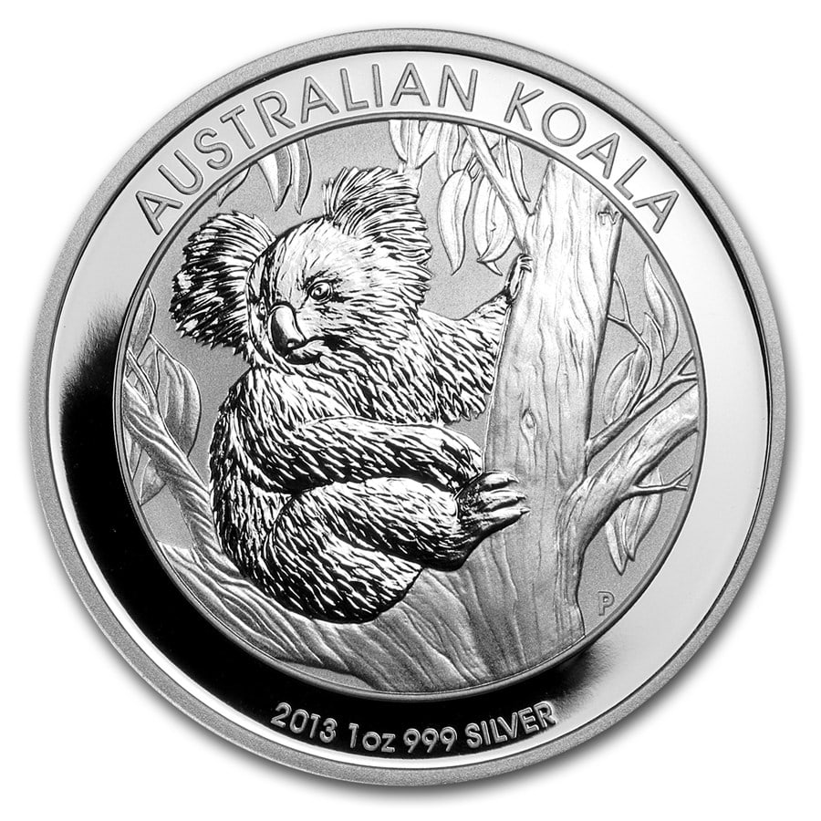 Australian Koala 1 Ounce Silver 2013: Australian Koala 1 Ounce Silver 2013 -- Australian Koala 1 Ounce Silver 2013 #TSD28953v8