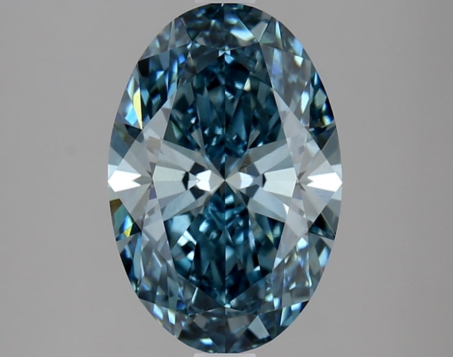 2.96 ctw. VVS2 IGI Certified Oval Cut Loose Diamond (LAB GROWN): 2.96 ctw. VVS2 IGI Certified Oval Cut Loose Diamond (LAB GROWN) -- IGI Certified Oval Cut Loose Diamond (LAB GROWN) - Weight :- 2.96 ctw; Color :- FANCY; Clarity :-VVS2 #TSD57919v12