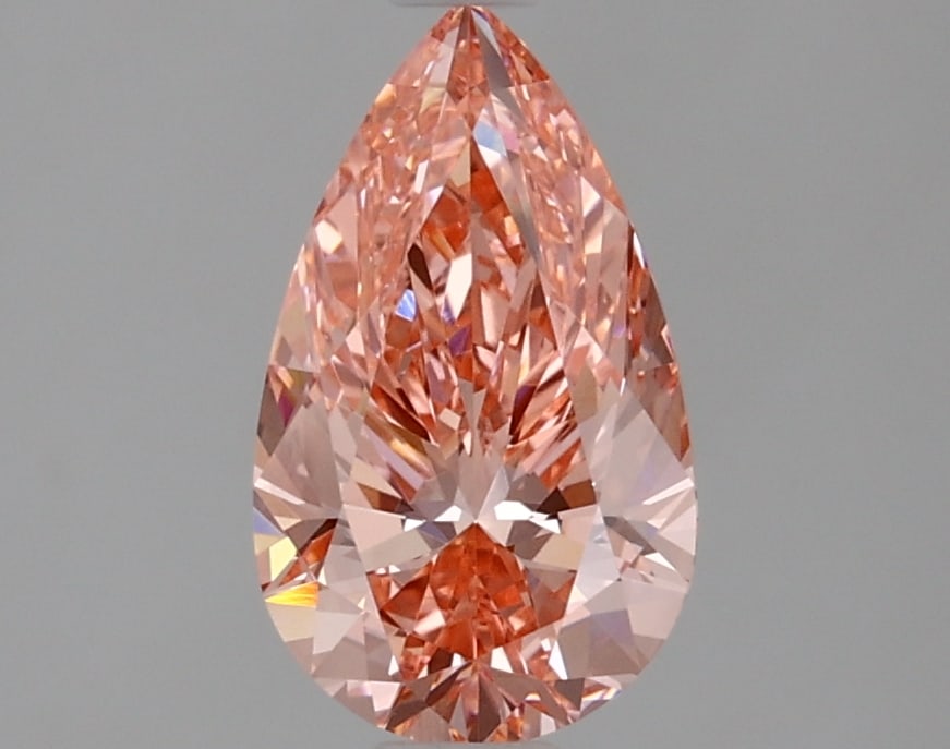 1.5 ctw. VVS2 IGI Certified Pear Cut Loose Diamond (LAB GROWN): 1.5 ctw. VVS2 IGI Certified Pear Cut Loose Diamond (LAB GROWN) -- IGI Certified Pear Cut Loose Diamond (LAB GROWN) - Weight :- 1.5 ctw; Color :- FANCY; Clarity :-VVS2 #TSD64096v12