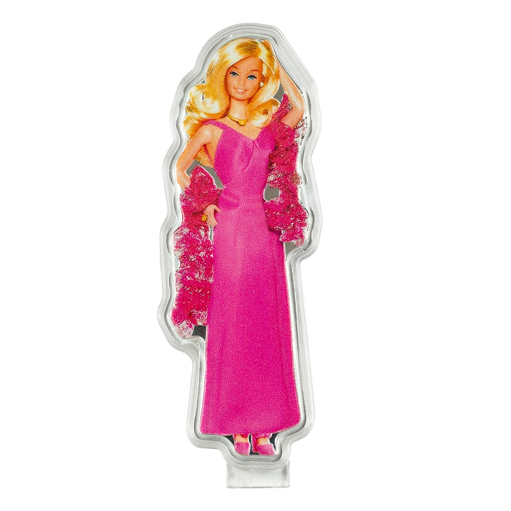 Superstar Barbie 1oz Silver Collector Coin: Superstar Barbie 1oz Silver Collector Coin -- Superstar Barbie 1oz Silver Collector Coin #TSD28890v8