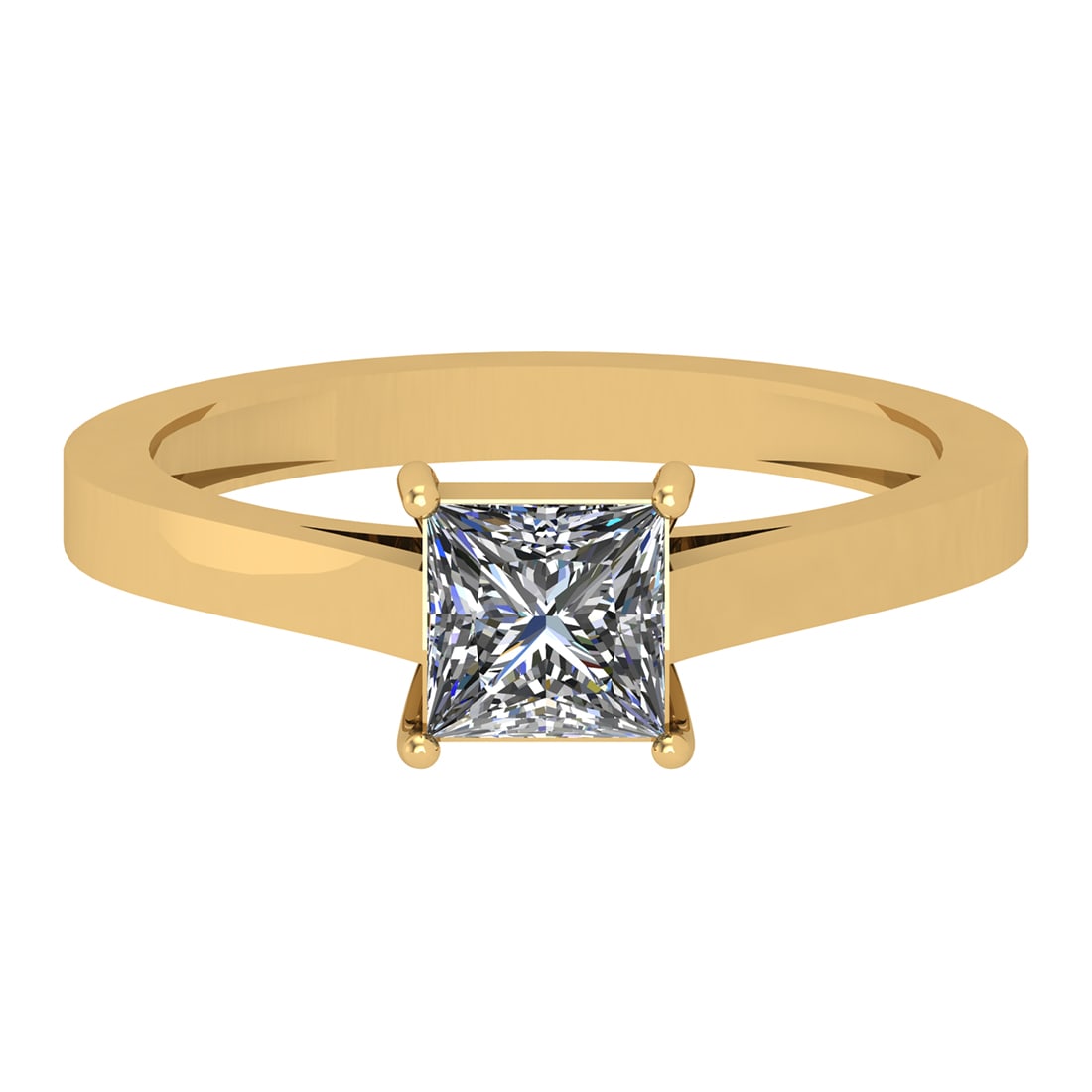 Certified 1.01 CTW (1 Pcs Princess LAB GROWN Certified DIAMOND ) Diamond Solitaire 14k Ring F/SI1: Certified 1.01 CTW (1 Pcs Princess LAB GROWN Certified DIAMOND ) Diamond Solitaire 14k Ring F/SI1 -- Certified 1.01 CTW (1 Pcs Princess LAB GROWN Certified DIAMOND ) Diamond Solitaire 14k Ring F/SI1 #