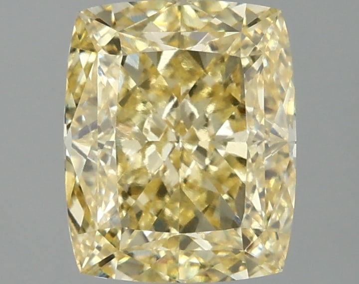 2.44 ctw. VVS2 IGI Certified Cushion Cut Loose Diamond (LAB GROWN): 2.44 ctw. VVS2 IGI Certified Cushion Cut Loose Diamond (LAB GROWN) -- IGI Certified Cushion Cut Loose Diamond (LAB GROWN) - Weight :- 2.44 ctw; Color :- FANCY; Clarity :-VVS2 #TSD86672v12