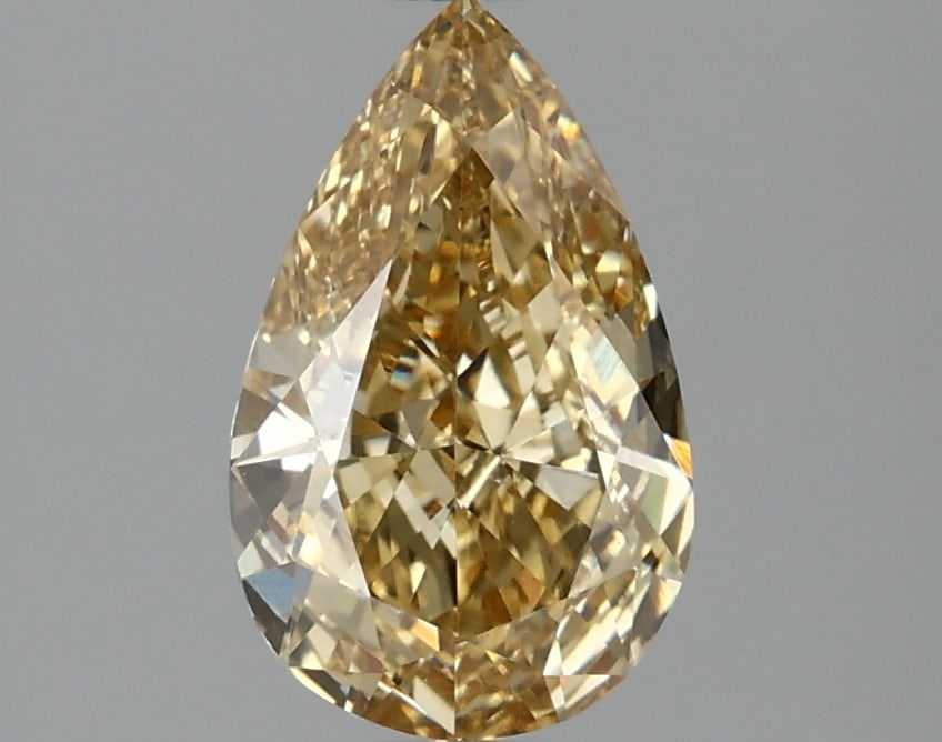 1.97 ctw. VS1 IGI Certified Pear Cut Loose Diamond (LAB GROWN): 1.97 ctw. VS1 IGI Certified Pear Cut Loose Diamond (LAB GROWN) -- IGI Certified Pear Cut Loose Diamond (LAB GROWN) - Weight :- 1.97 ctw; Color :- Fancy Vivid Yellow; Clarity :-VS1 #TSD68505v14