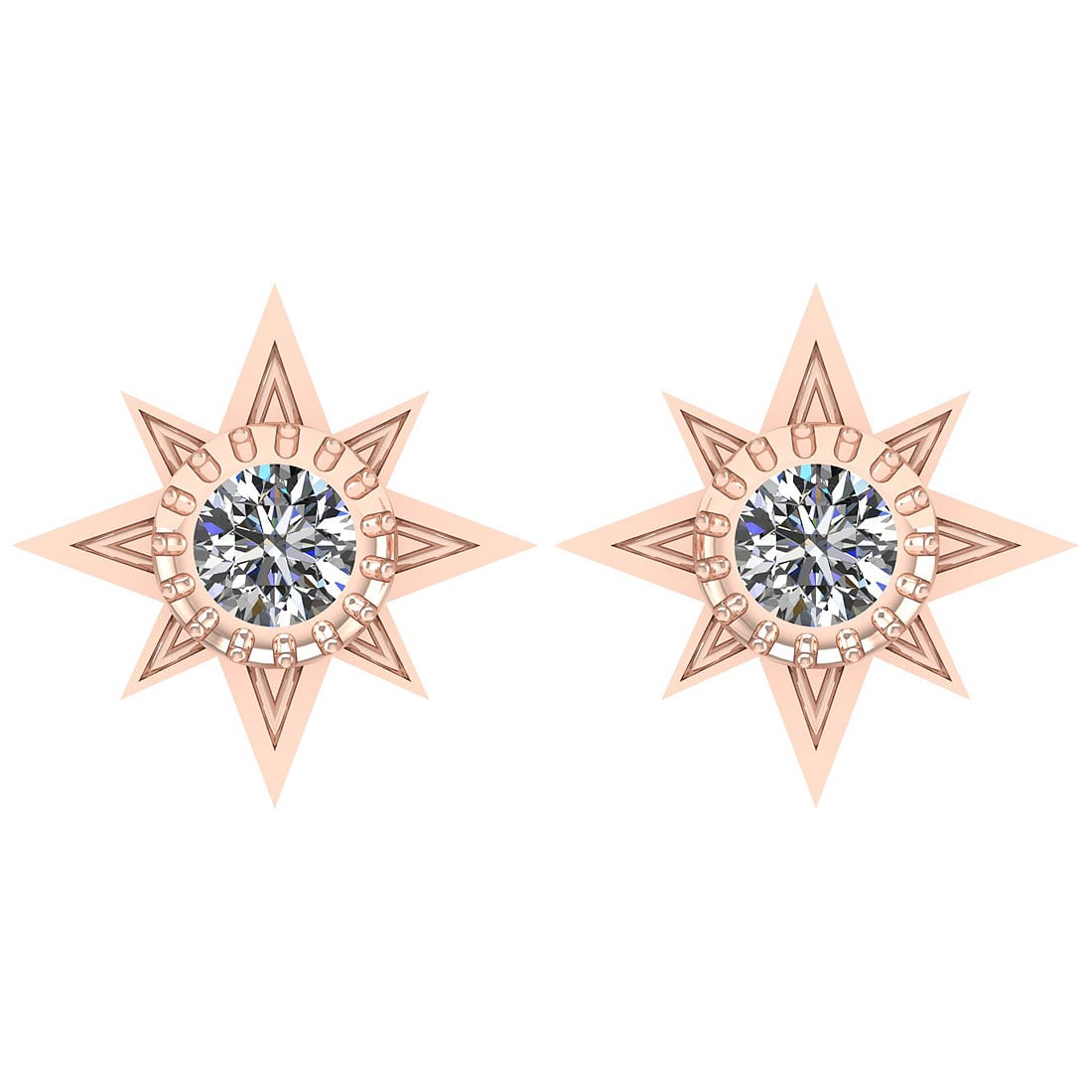 CERTIFIED 1.7 CTW ROUND I/SI2 DIAMOND (LAB GROWN Certified DIAMOND SOLITAIRE EARRINGS ) IN 14K: CERTIFIED 1.7 CTW ROUND I/SI2 DIAMOND (LAB GROWN Certified DIAMOND SOLITAIRE EARRINGS ) IN 14K YELLOW GOLD -- CERTIFIED 1.7 CTW ROUND I/SI2 DIAMOND (LAB GROWN Certified DIAMOND SOLITAIRE EARRINGS ) IN