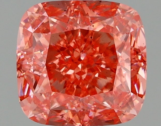 1.59 ctw. SI1 IGI Certified Cushion Cut Loose Diamond (LAB GROWN): 1.59 ctw. SI1 IGI Certified Cushion Cut Loose Diamond (LAB GROWN) -- IGI Certified Cushion Cut Loose Diamond (LAB GROWN) - Weight :- 1.59 ctw; Color :- Fancy Vivid Pink; Clarity :-SI1 #TSD72802v14