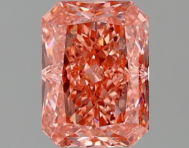 1.5 ctw. VVS2 IGI Certified Radiant Cut Loose Diamond (LAB GROWN): 1.5 ctw. VVS2 IGI Certified Radiant Cut Loose Diamond (LAB GROWN) -- IGI Certified Radiant Cut Loose Diamond (LAB GROWN) - Weight :- 1.5 ctw; Color :- Fancy Vivid Pink; Clarity :-VVS2 #TSD71263v14